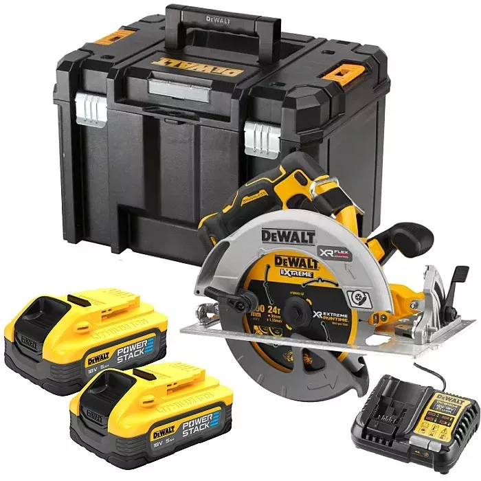 Scie Circulaire XR 18V Sans Fil Advantage 5Ah Li-Ion Brushless 190 Mm DEWALT DCS573H2T-QW 3 Scie Circulaire XR 18V Sans Fil Advantage 5Ah Li-Ion Brushless 190 Mm DEWALT DCS573H2T-QW