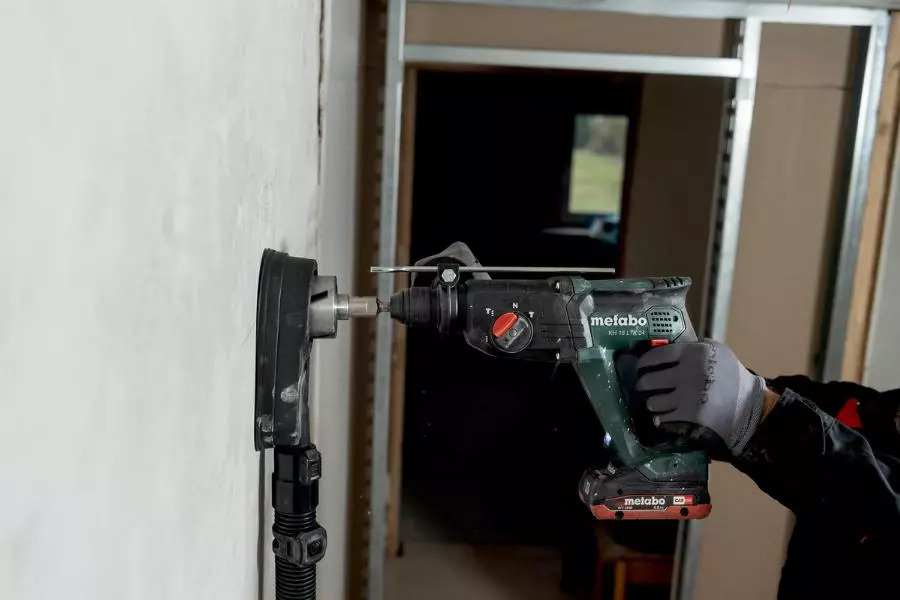 Marteau Perforateur METABO KH 18 LTX 24 - 2 Batteries 4.0 Ah, Chargeur - 601712510a 4 Marteau Perforateur METABO KH 18 LTX 24 - 2 Batteries 4.0 Ah, Chargeur - 601712510a – Image 2