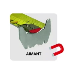 Mètre Ruban Black Bull METRICA - 0807 -Maxouti Magasin 08075 08078 2 2