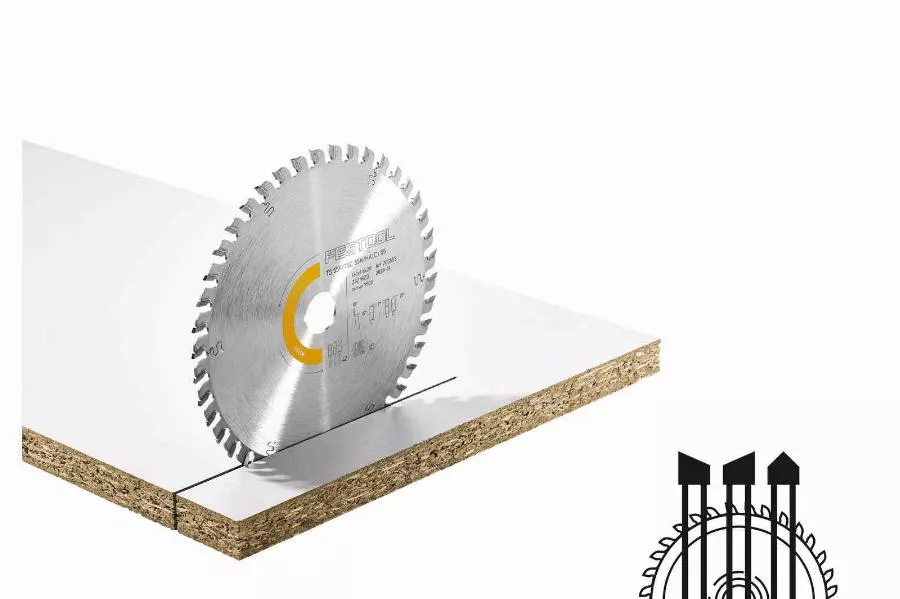 Lame De Scie Circulaire WOOD FINE CUT HW 168x1,8x20 WD42 FESTOOL - 205765 4 Lame De Scie Circulaire WOOD FINE CUT HW 168x1,8x20 WD42 FESTOOL - 205765 â Image 2