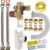 Kit Complet De Raccordement Facile (sans Soudure 1/2' NOYON & THIEBAULT - Ø Tube Cuivre 14 Et 16 Mm) De Chauffe-eau Avec Groupe De Sécurité Droit - 7721-ECOC1 -Maxouti Magasin 3342970150512 1