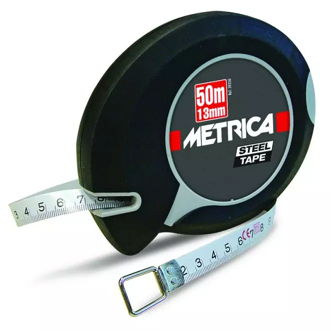 Mesure Longue Acier New Rubber Touch METRICA 50m X 13mm - 39350 3 Mesure Longue Acier New Rubber Touch METRICA 50m X 13mm - 39350