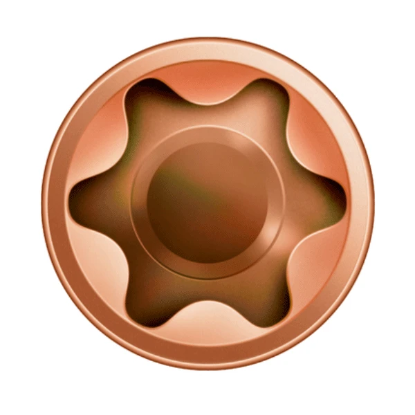 Vis Terrasse SPAX 5x60mm Tête Cyl. T-STAR Plus T25 - Pointe CUT - Inox A2 Antique- 100 Unités - 0537900500603 4 Vis Terrasse SPAX 5x60mm Tête Cyl. T-STAR Plus T25 - Pointe CUT - Inox A2 Antique- 100 Unités - 0537900500603 – Image 2