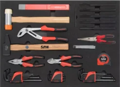 Servante 6 Tiroirs + 135 Outils De Maintenance Indus. SAM OUTILLAGE Modules Mousse - 416-135M 11 Servante 6 Tiroirs + 135 Outils De Maintenance Indus. SAM OUTILLAGE Modules Mousse - 416-135M -Maxouti Magasin 416 135mz 04