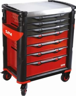 Servante Grand Volume 7 Tiroirs SAM OUTILLAGE Plateau Inox - 417 10 Servante Grand Volume 7 Tiroirs SAM OUTILLAGE Plateau Inox - 417 -Maxouti Magasin 417h 01