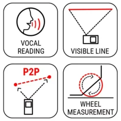 Télémètre Laser METRICA Flash Point 2 Point 60 60m - 61260 -Maxouti Magasin 61240 11 1