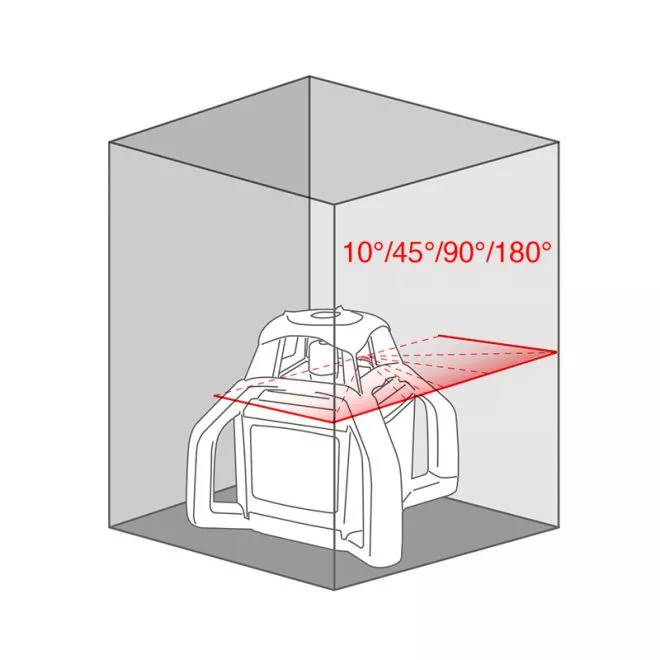 Niveau Laser Bravo Rotativo METRICA Rouge - 61385 5 Niveau Laser Bravo Rotativo METRICA Rouge - 61385 – Image 3