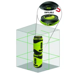 Laser Flash 360° Green Bravo La Canette METRICA - 61435 -Maxouti Magasin 61435 2 fr
