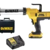 Pistolet à Mastic DEWALT XR 18V - 1 Batterie 2.0 Ah - Cartouche 300/400 Ml - DCE571D1-QW 2 Pistolet à Mastic DEWALT XR 18V - 1 Batterie 2.0 Ah - Cartouche 300/400 Ml - DCE571D1-QW -Maxouti Magasin 66123