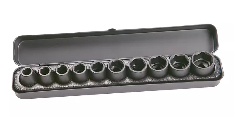 Jeu De 10 Douilles à Chocs HIKOKI 1/2" - En Coffret - 751879 3 Jeu De 10 Douilles à Chocs HIKOKI 1/2" - En Coffret - 751879