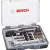 Coffret Drill And Drive BOSCH - 3 En 1 : Pré-perçage, Fraisage Et Vissage - 2607002786 -Maxouti Magasin AEA11004 1