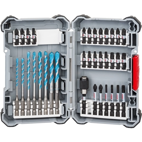 Set De Vissage BOSCH Impact - Forêt Multi-construction - 35 Pièces - 2608577147 3 Set De Vissage BOSCH Impact - Forêt Multi-construction - 35 Pièces - 2608577147