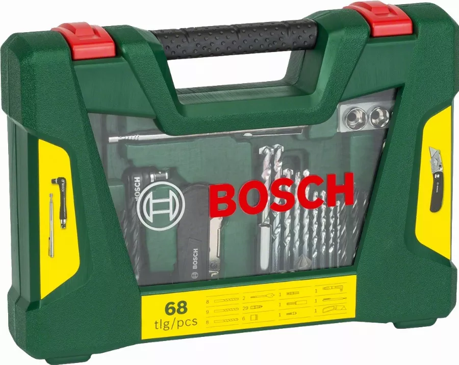Coffret V-Line 68 Pièces BOSCH Pour Perçage Et Vissage Avec Cutter, Tige Magnétique Et Renvoi D’angle - 2607017191 4 Coffret V-Line 68 Pièces BOSCH Pour Perçage Et Vissage Avec Cutter, Tige Magnétique Et Renvoi D’angle - 2607017191 – Image 2