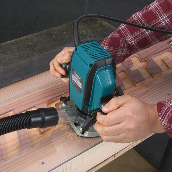 Défonceuse MAKITA 900W - Coffret Mak-Pac - RP0900XJ 5 Défonceuse MAKITA 900W - Coffret Mak-Pac - RP0900XJ – Image 3