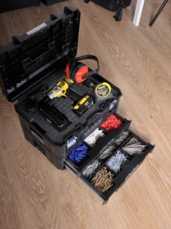 Kit Mallette + Mallette 2 Tiroirs Tstak-Fatmax STANLEY 21,5L - 44 X 33,17 X 32,6 Cm - FMST1-71981 -Maxouti Magasin BDA10054 3