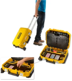Valise De Maintenance STANLEY - A Roulettes Contenant Plus De 100 Pieces - FMST1-75530 -Maxouti Magasin BDA10059 1