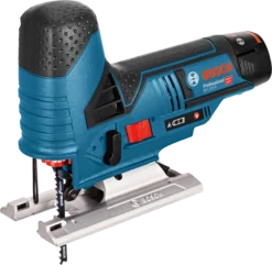 Scie Sauteuse BOSCH GST 12V-70 Professional - 2 Batteries 12 V 3.0Ah, Coffret, 2 Lames Bois - 06015A1005