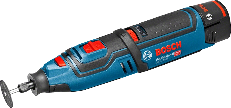 Meuleuse Droite BOSCH GRO 12V-35 - 2 Batteries 12V 2.0Ah, Chargeur, Coffret - 06019C5001 3 Meuleuse Droite BOSCH GRO 12V-35 - 2 Batteries 12V 2.0Ah, Chargeur, Coffret - 06019C5001