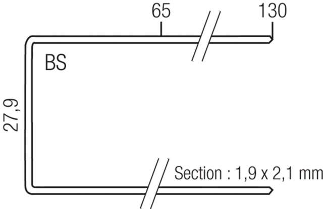 Agrafes BS29 SENCO Galva Ou Inox 3 Agrafes BS29 SENCO Galva Ou Inox