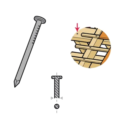 Pointe Tête Plate Galvanisée DIMOS Ronde Lisse - 7710 3 Pointe Tête Plate Galvanisée DIMOS Ronde Lisse - 7710