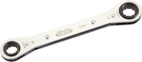 Clés Polygonales Droite SAM à Cliquet - 12 Pans - 105-D-... 3 Clés Polygonales Droite SAM à Cliquet - 12 Pans - 105-D-...