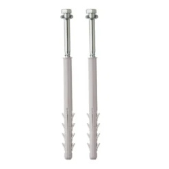 Kit Fixation Chauffe Eau Parpaing Ø14 SCELL-IT - 4 X Chevilles 120mm + Tirefond + Rondelle - FS20040