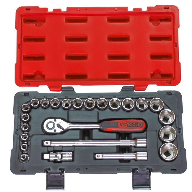 Coffret De Douilles, Cliquets Et Accessoires KS TOOLS ULTIMATE 1/2'' - 24 Pièces - 922.0623 3 Coffret De Douilles, Cliquets Et Accessoires KS TOOLS ULTIMATE 1/2'' - 24 Pièces - 922.0623
