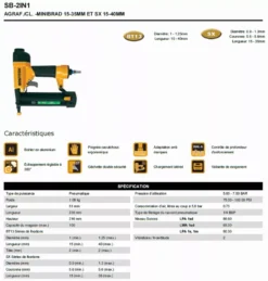 Cloueur Agrafeur BOSTITCH 2 En 1 - SB-2IN1 7 Cloueur Agrafeur BOSTITCH 2 En 1 - SB-2IN1 -Maxouti Magasin COA20023 4