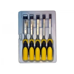 Jeux 5 Ciseaux à Bois STANLEY Dynagrip - 2-16-888