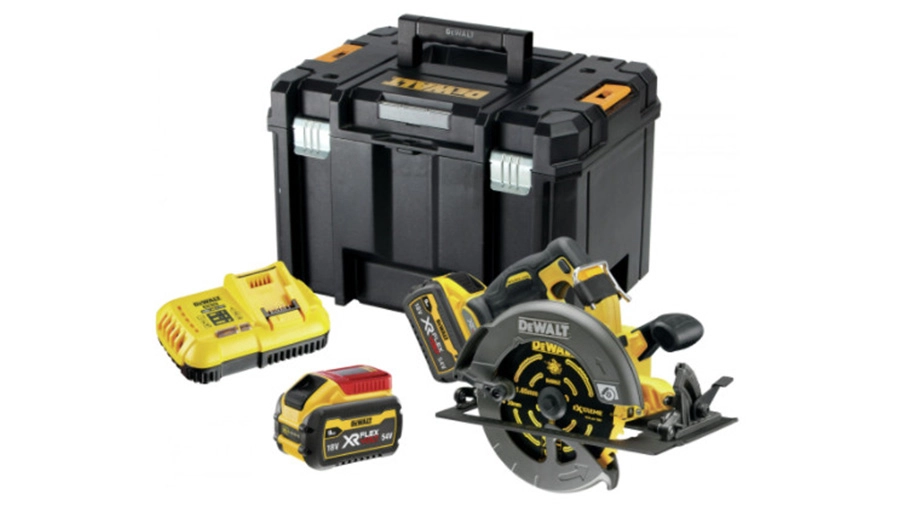 Scie Circulaire 2.0 XR FLEXVOLT 54V 3Ah Li-Ion Brushless DEWALT - 190mm - 2 Batteries - Coffret TSTAK - DCS578X2-QW 3 Scie Circulaire 2.0 XR FLEXVOLT 54V 3Ah Li-Ion Brushless DEWALT - 190mm - 2 Batteries - Coffret TSTAK - DCS578X2-QW