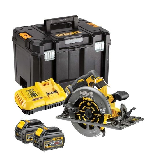 Scie Circulaire 2.0 XR FLEXVOLT 54V 2Ah Li-Ion Brushless Compatible Rail De Guidage DEWALT - 190mm - 2 Batteries - Coffret TSTAK - DCS579T2-QW 3 Scie Circulaire 2.0 XR FLEXVOLT 54V 2Ah Li-Ion Brushless Compatible Rail De Guidage DEWALT - 190mm - 2 Batteries - Coffret TSTAK - DCS579T2-QW