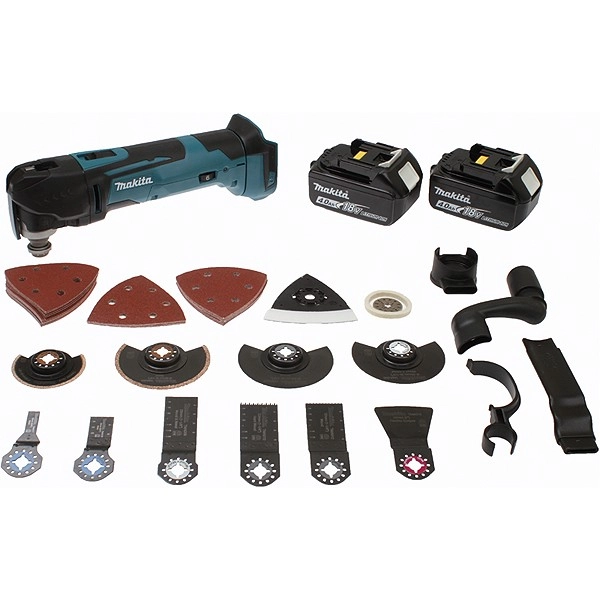 Découpeur-ponceur Multifonctions MAKITA 18V 4.0 Ah - 2 Batterie 4.0Ah Chargeur - DTM51RMJX3 3 Découpeur-ponceur Multifonctions MAKITA 18V 4.0 Ah - 2 Batterie 4.0Ah Chargeur - DTM51RMJX3