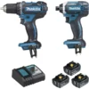 Ensemble De 2 Machines MAKITA 18V Perceuse Visseuse DDF482 + Visseuse à Chocs DTD152 - DLX2127J1 1 Ensemble De 2 Machines MAKITA 18V Perceuse Visseuse DDF482 + Visseuse à Chocs DTD152 - DLX2127J1 -Maxouti Magasin DGA83016 1