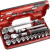 Coffret Cliquet Extensible + Douilles 1/2 6 Pans 21 Pièces FACOM - SXL.DBOX1PB 1 Coffret Cliquet Extensible + Douilles 1/2 6 Pans 21 Pièces FACOM - SXL.DBOX1PB -Maxouti Magasin FAC30223 1