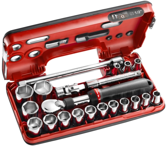 Coffret Cliquet Extensible + Douilles 1/2 6 Pans 21 Pièces FACOM - SXL.DBOX1PB 3 Coffret Cliquet Extensible + Douilles 1/2 6 Pans 21 Pièces FACOM - SXL.DBOX1PB