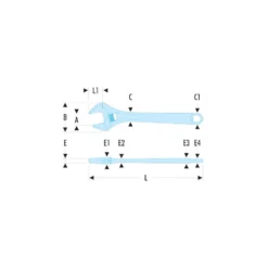 Clé à Molette Chromée FACOM Ouverture 53 Mm - 113A.18C