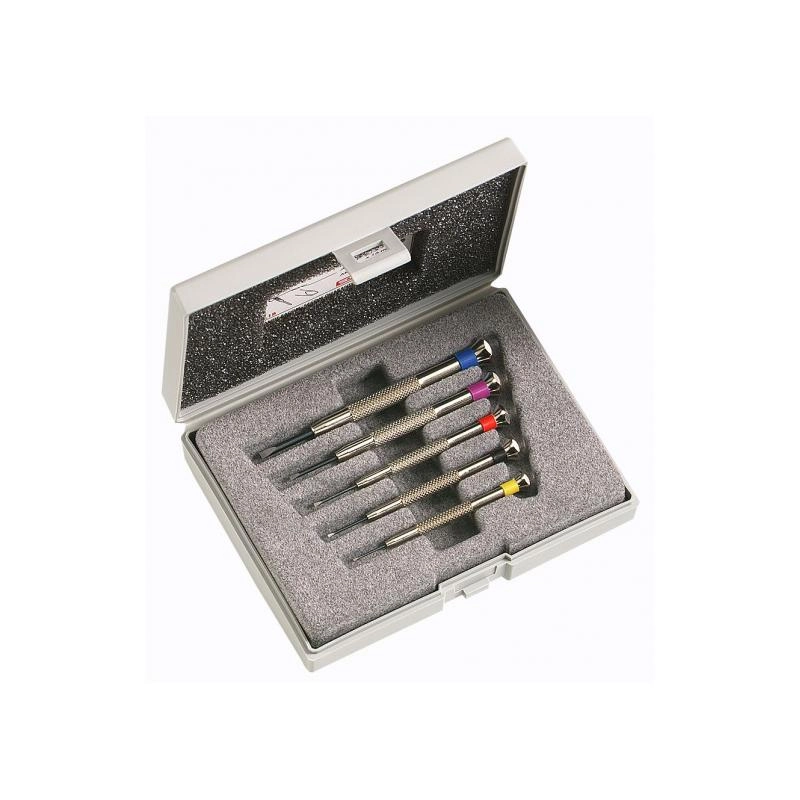 Jeu De 5 Tournevis Horloger FACOM Pour Vis à Fente - HB.1B 3 Jeu De 5 Tournevis Horloger FACOM Pour Vis à Fente - HB.1B