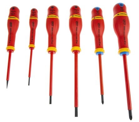 Jeu De 6 Tournevis Protwist Isolés 1000V FACOM - ATDVE.J6PB 3 Jeu De 6 Tournevis Protwist Isolés 1000V FACOM - ATDVE.J6PB