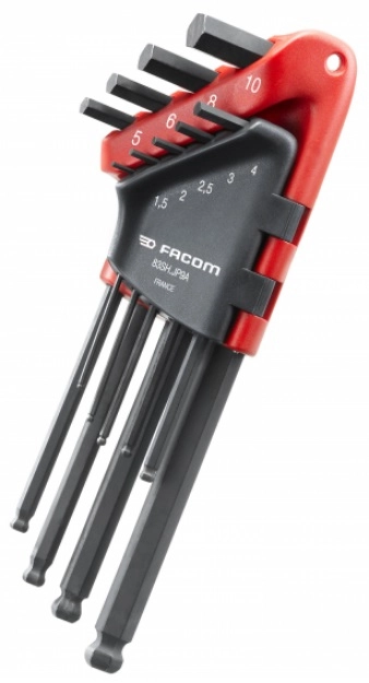 Jeu De 9 Clés Mâles Longue Tête Sphérique FACOM - 83SH.JP9APF 3 Jeu De 9 Clés Mâles Longue Tête Sphérique FACOM - 83SH.JP9APF