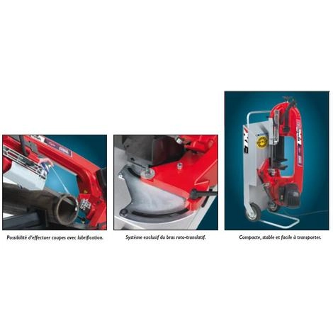 Scie à Ruban Métal FEMI Base Avec Roues - Ø175mm L:2140mm 1850W - 787XL 4 Scie à Ruban Métal FEMI Base Avec Roues - Ø175mm L:2140mm 1850W - 787XL – Image 2