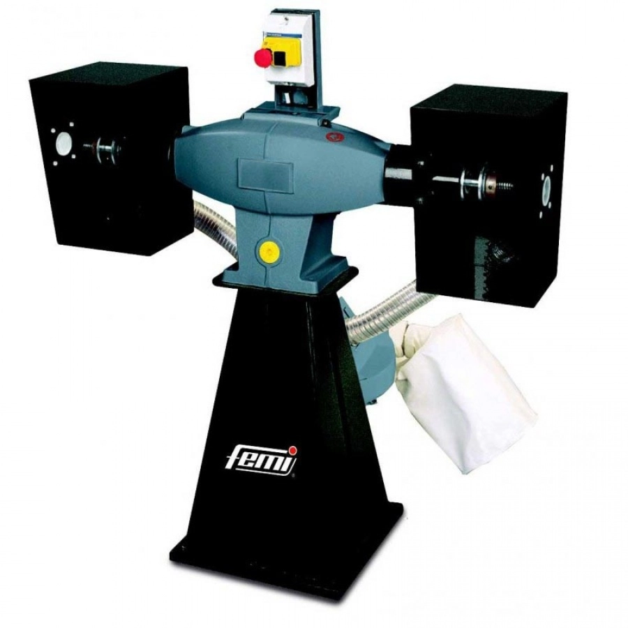 Polisseuse écologique Brosse/brosse FEMI Gamme Industrie - Socle + Aspiration - 1100W Ø250mm - 202 EVO 5 Polisseuse écologique Brosse/brosse FEMI Gamme Industrie - Socle + Aspiration - 1100W Ø250mm - 202 EVO – Image 3