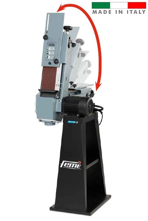 Ponceuse à Bande Tête Inclinable FEMI Sur Socle - Bande 120x1500mm 750W - 543B 3 Ponceuse à Bande Tête Inclinable FEMI Sur Socle - Bande 120x1500mm 750W - 543B