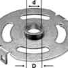 Bague De Copiage FESTOOL KR-D 17,0/OF 1400 - Pour OF 1400 / VS 600 - 492181 -Maxouti Magasin FEST0631 2