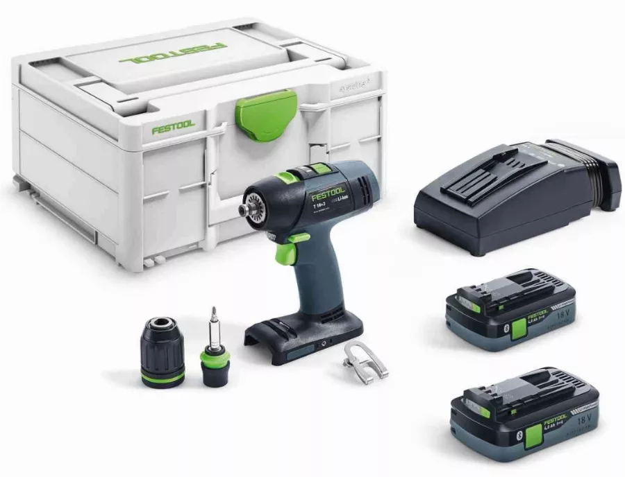 Perceuse-visseuse Sans Fil T 18+3 HPC 4,0 I-Plus FESTOOL - 576446 4 Perceuse-visseuse Sans Fil T 18+3 HPC 4,0 I-Plus FESTOOL - 576446 – Image 2