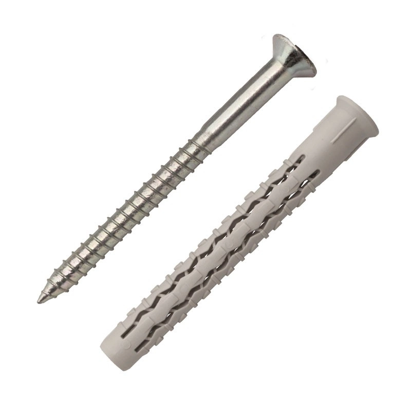 Boîte 50 Chevilles Nylon Longue Expansion 8 X 100 Mm + Vis Tête Fraisée SCELL-IT - G-L08100-BC 3 Boîte 50 Chevilles Nylon Longue Expansion 8 X 100 Mm + Vis Tête Fraisée SCELL-IT - G-L08100-BC