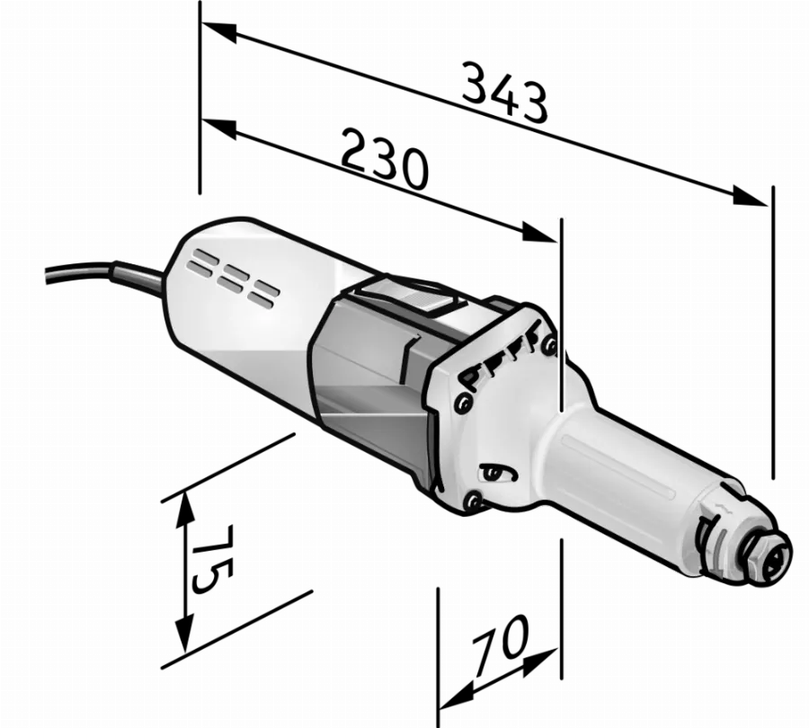 Meuleuse Droite H 1127 VE FLEX - 270067 4 Meuleuse Droite H 1127 VE FLEX - 270067 â Image 2