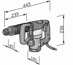 Marteau DH 5 SDS Max FLEX - En L-Boxx - 365920 -Maxouti Magasin FLE00027 2