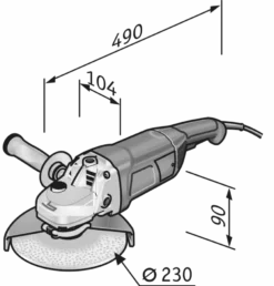Meuleuse L21-6 Ø230 FLEX - 391514 15 Meuleuse L21-6 Ø230 FLEX - 391514 -Maxouti Magasin FLE00032 8