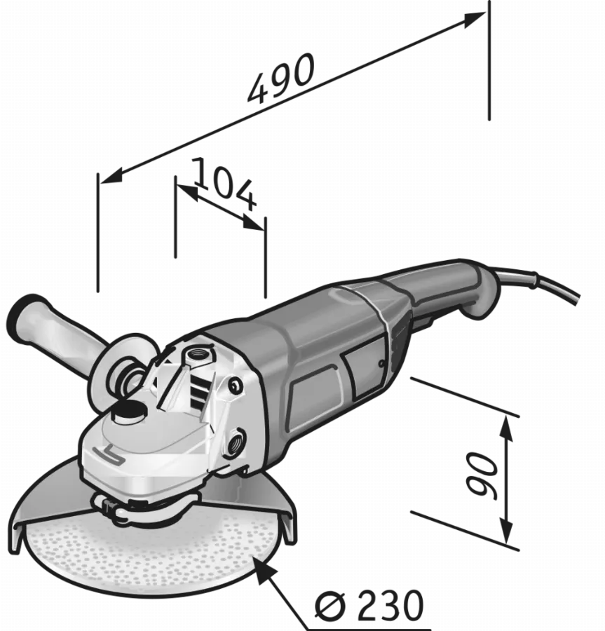 Meuleuse L21-6 Ø230 FLEX - 391514 9 Meuleuse L21-6 Ø230 FLEX - 391514 – Image 7