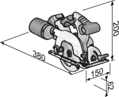 Scie Circulaire Sur Batterie 18,0 V CS 18.0-EC FLEX - Accessoires + L-Boxx - Sans Batterie Ni Chargeur - 417939 12 Scie Circulaire Sur Batterie 18,0 V CS 18.0-EC FLEX - Accessoires + L-Boxx - Sans Batterie Ni Chargeur - 417939 -Maxouti Magasin FLE00048 4
